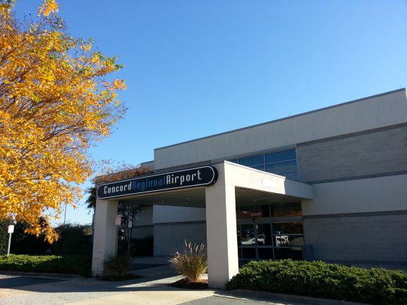 Concord Padgett Regional Airport entrance